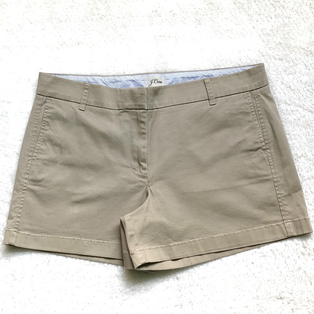 J. Crew 4” Stretch Chino Shorts